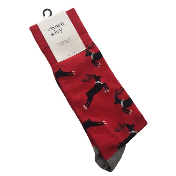 crown & ivy Other - Men’s Socks Crown & Ivy Red Size 8-12